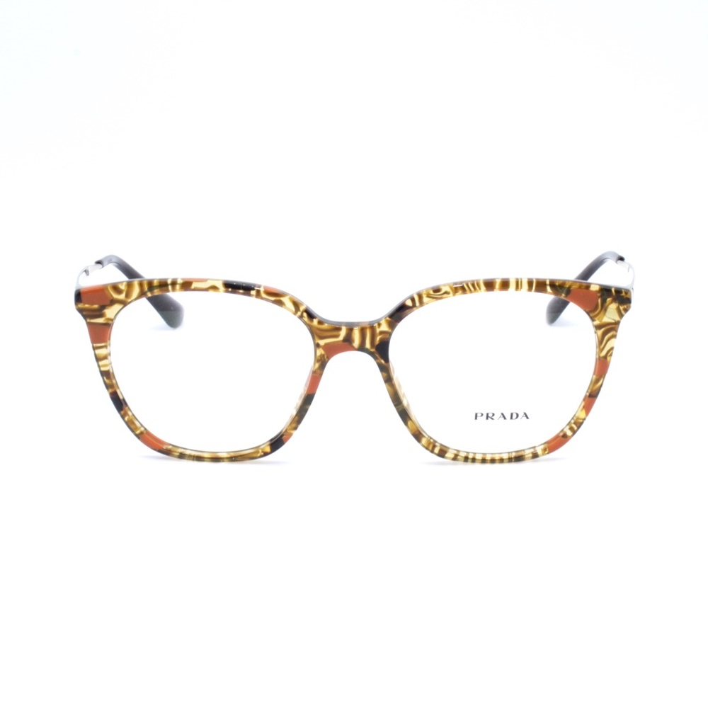 Prada Eyeglasses VPR11T 53.17 KJN-101 140 Stripped - Picture 2 of 7